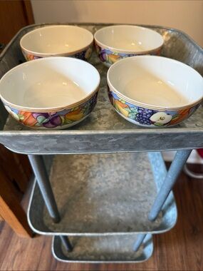 Dansk Cornucopia fruit/cereal bowls (set of 4)